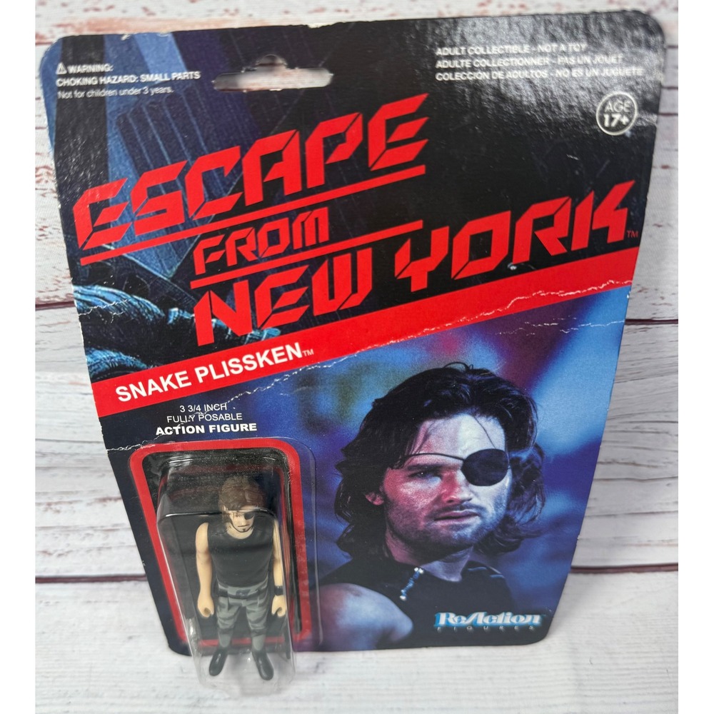 Funko Super7 ReAction Escape From NewYork Snake Plissken Version 2 Action Figure